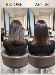 ⭐️平日限定⭐️【６ヶ月間癖に悩まない】カット＋艶髪縮毛矯正＋5StepプレミアムTR✨✨