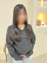 【透明感】(ロング​〜​ボブ限定)似合わせカット+イルミナカラー[おおたかの森] ¥10000