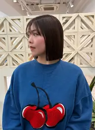 🌈【極上ケアボブ】ボブカット＋髪質改善カラー＋4stepトリートメント（※シャンプーブロー込み、ワンカラーのみ）