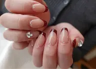 【美爪効果】スキニーフレンチ（オフ別）