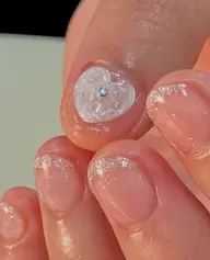 (オフ無し)ラメフレンチ