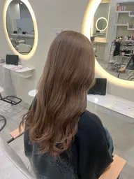 【ダメージレス.⋆𝜗𝜚】ケアブリーチダブルカラー+髪質再生バイカルテトリートメント🪄