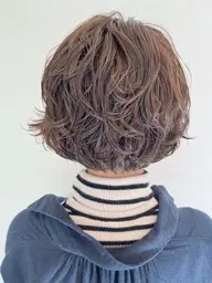 【募集条件を必ず読んでからご予約ください】デザインカット+パーマ+広告用撮影