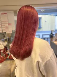 【髪質改善】ブリーチストレート⭐︎髪質改善ストレート+カット+トステアトリートメント¥30800→¥22000