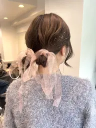 🌜ヘアセット ＋ 前髪カット【お顔まわりカット込】