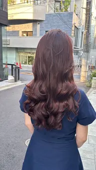 ミニモ限定　インスタで大人気のRin限定メニュー💛カット＋コテ巻き風パーマ💛　韓国風💛　髪質改善💛