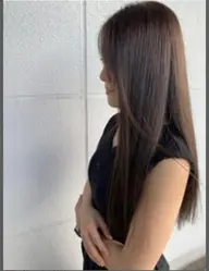 💎 【自然な仕上がり】カット＋クオライン髪質改善ストレート＋トリートメント