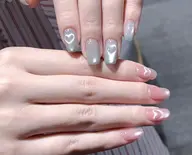 【 自爪ジェル／90分 】マグネット＋ハートマグネット4本まで or埋め尽くし2本アートコース  ¥5988