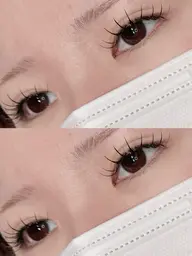 flat lash 140本【他店オフ無料、アイシャンプー、仕上げコーティング付】