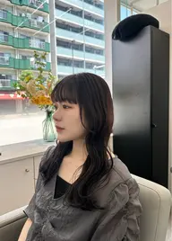 🐳透明感抜群カラー+前髪カット＋オージュアトリートメント🐳