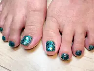 フットラメグラデーション