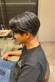 カット+ポイントパーマ