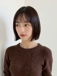 🫧切りっぱなしボブ+トリートメント🌸