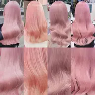 【2番人気💓ピンクになりたい方限定💓】ケアブリーチを使ったダメージを最小限にしたピンク💖韓国風ピンクカラー