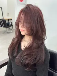 【🫶🏻新規様限定🫶🏻】トレンド暖色カラー🍁+うる艶トリートメント🫧+韓国巻き🇰🇷