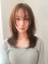 【U24学割】似合わせカット+透明感カラー+濃密トリートメント（レイヤーカット／ハッシュカット／ウルフカットが得意）