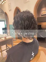 【SNSで大バズり中😳】波巻きスパイラルパーマ＋カット💈【メンズパーマ】【メンズカット】【波巻きパーマ】【パーマ】