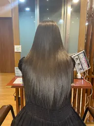 🉐カット+縮毛矯正+カラー