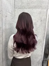 血色感🆙 暖色カラー🍒 ※カラー技術向上のためご案内料金をモデル様価格でさせていただいております。