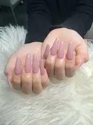 【長さだし】ワンカラーフラッシュネイル・キラメキネイル