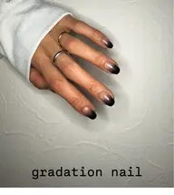 【オフなし】ジェルネイル カラーグラデーション黒・白のみ