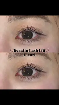 ケラチンラッシュリフト 《予約リクエスト必須》 《練習モデル》