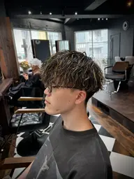 【メンズ限定】1日1人限定 カット＋パーマ＋ハイライト