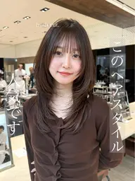 ‪‪❤︎‬人気No.1メニュー‪‪❤︎‬‬◽️似合わせカット＋天使の艶カラー＋オリジナルトリートメント◽️