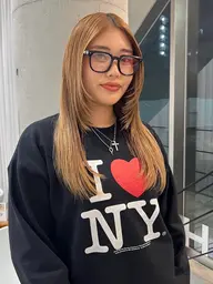 🌙ケアブリーチ使用🌙ハイライトorインナー+ケアカラー+超音波3stepトリートメント