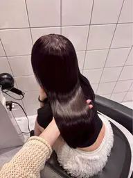 👑❤️‍🔥人気No.1❤️‍🔥👑ワンカラー➕髪質改善トリートメント  5500円  ∗*ﾟ