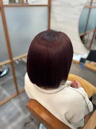 ケアカラー＋TOKIO超音波トリートメント＋マイクロバブル ※女性限定