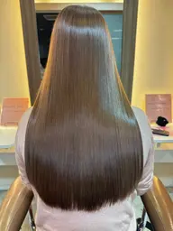 【髪質改善✨️】似合わせカット＋ストレート(縮毛矯正)＋髪質改善トリートメント🪐※新規限定✨️※ロング料金
