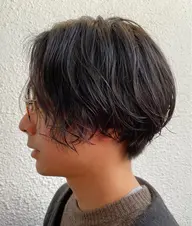 メンズカット+オイルコスメパーマ