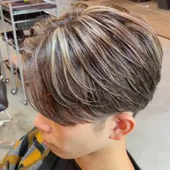 メンズカット+ハイライトオンカラー¥13500