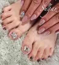 フット2本アート