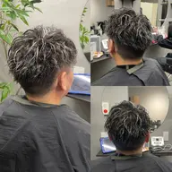 ♦️メンズ限定『✨ギャングパーマ✨』♦️ツイストスパイラルパーマ＆メッシュ※カット込み。スキンフェードも変更可能