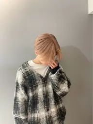 ☀️4月限定☀️お得な韓国風クーポン💫ダブルカラー(ケアブリーチ込み)＆トリートメント【ミニモ学割】メンズ限定💍