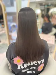 【広がる髪の毛にもおすすめ】美髪縮毛矯正🎶カット＋縮毛矯正＋クイックトリートメント✨(超音波アイロン付き)