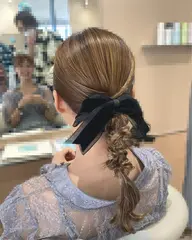 お呼ばれヘア
