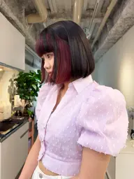 【インナー･イヤリングカラー👧🏼🤍】 インナーのみブリーチ ＋ フルカラー