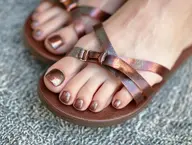 【ご新規オフ有りフットネイルケア込み】フットネイルワンカラー💅　期間限定 ¥4,500