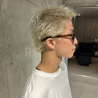 ⭐️メンズショートカット+ブリーチ+カラー⭐️