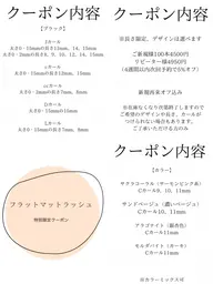 オフ込み長さカール限定フラットラッシュ100本（マット）新規のみ予約可⏰カラーエクステも！Lカール有り束感仕上げも可