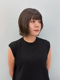 【minimo限定】🍓カット＋ブリーチ無しダブルカラー🍓