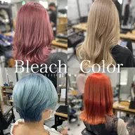 ⭐️透明感⭐️カット＋ブリーチ＋プレミアムカラー（イルミナ/アディクシー/スロウ/クオルシア）