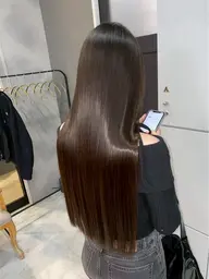 縮毛矯正　モデルメニュー