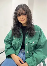 女性限定✨️カット＋ロングスパイラルパーマ🌀（しっかりカール・動き◎） 【事前カウンセリング:補足説明必須】