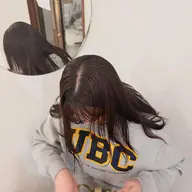 透明感カラー➕3step treatment🩵🪽