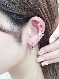 アイブロウWax +耳つぼジュエリー💎10個まで お悩み別コース