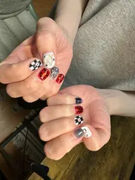 メンズ👱🏼10本アート🎨持ち込み可※痛ネイルng 🩵ご新規様ご予約口🩵